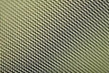 Real Carbon Fibre with Kevlar Cloth Fabric.Twill Weave 3k 210g. 300x200mm (A4).