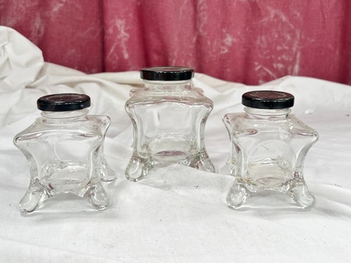 Vintage set glass storage - of,