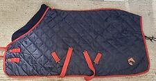 Requisite Stable Day rug 6’0”. Navy/Red. (Ref:P490G)