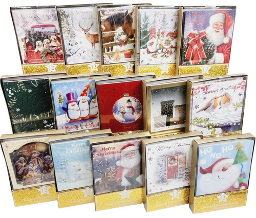 Christmas cards card pack - christmas,