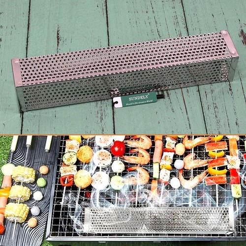 Fast square smoker - square, wood