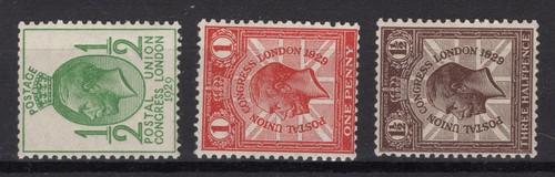 1929 d postal - ½d-1½d,