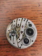 Swiss Pocket Watch Movement / Dial / Hands, Breguet Hairspring, Working #N144