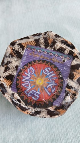 New african candle swazi hand - new,
