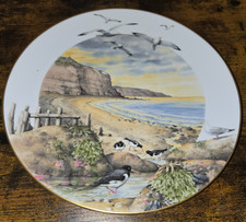 Royal Worcester Limited Ed Porcelain Plate Peter Barrett, February on the Coast
