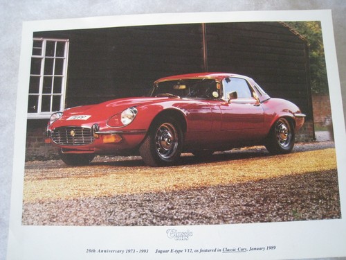 Classic cars jaguar type v12 - cars,