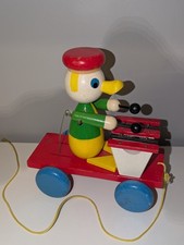 Vintage Retro Wooden Pull