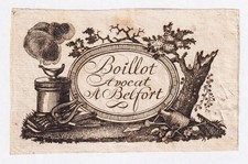 Exlibris Boillot Alsace