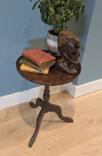 Vintage Side Table Pie Crust