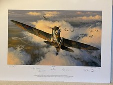 92 sqd Battle of Britain aviation art print Tally Ho!   Philip West artist proof