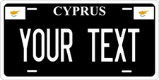 Cyprus black license - cyprus,