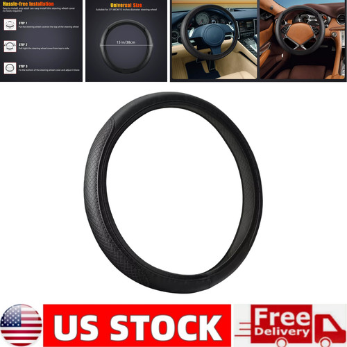 Leather steering wheel - leather,