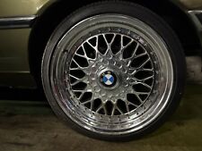 BMW RS Mesh Style Deep Dish Chrome Alloy Wheels And Tyres 4x100
