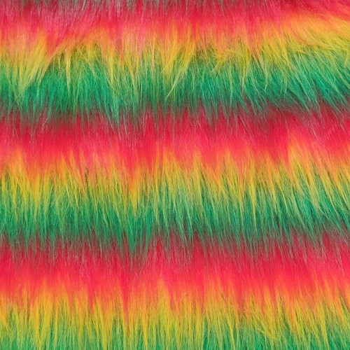 Long haired faux fur - long,