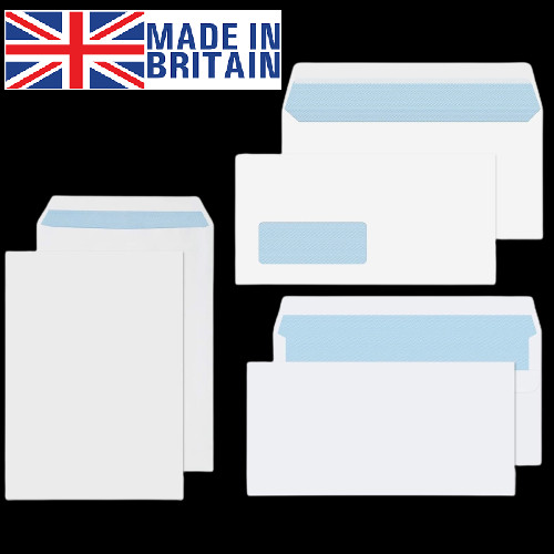 White envelopes self - white,
