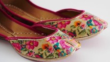 Handmade ladies flat shoes/