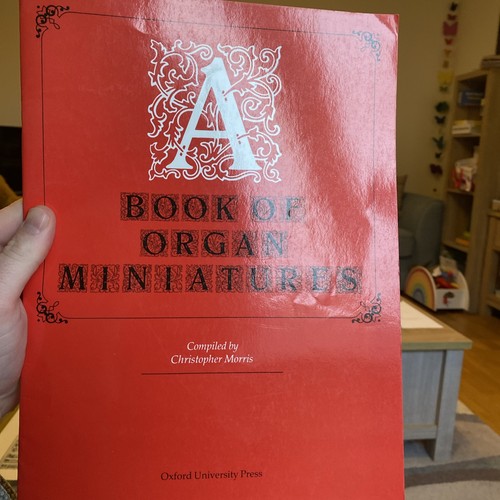 Book organ miniatures - a,