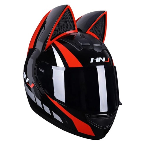 Cat ear motorcycle helmet for - motorcycle,