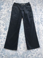 M&S Per Una Black Velvet Cord