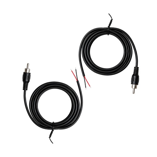 2pcs 4ft rca male plug - 2pcs, 3.4ft