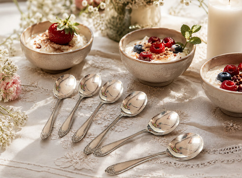 Vintage epns spoon set boxed - vintage,