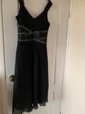 black cocktail dress size 14