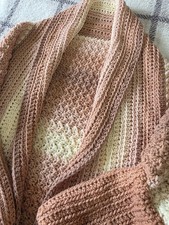 HANDMADE  CROCHET  CARDIGAN SHRUG.  UNIQUE