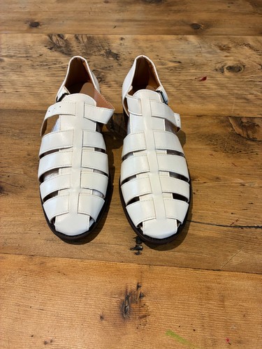 White fisherman sandals - white,