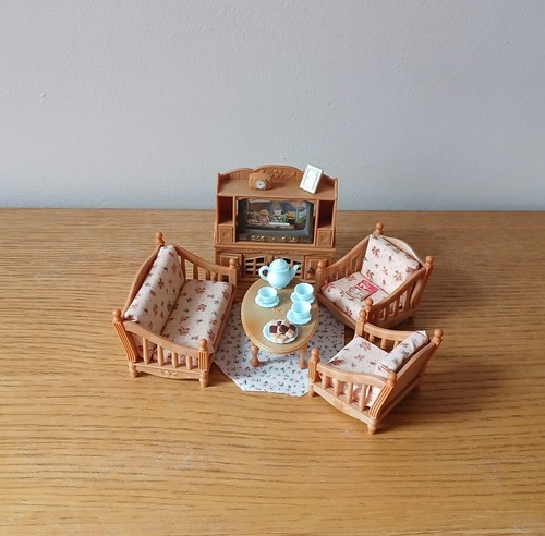 Sylvanian families living room - sylvanian,