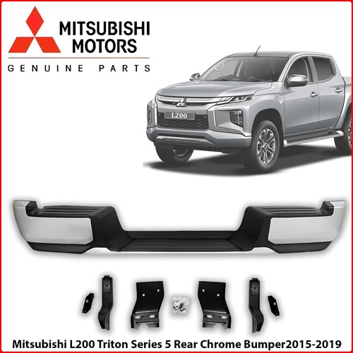 Replacement silver rear bumper - silver,