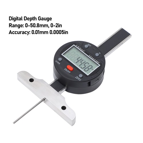 Digital depth gauge - gauge, 0-50mm