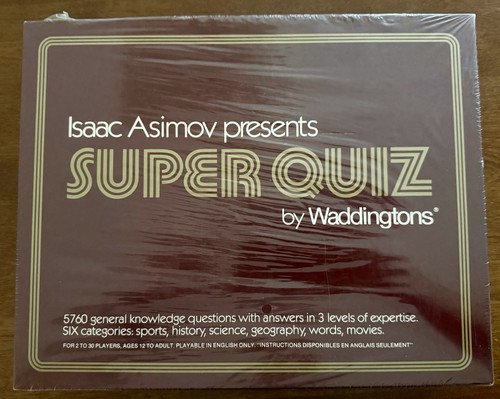 Isaac asimov super quiz - isaac,