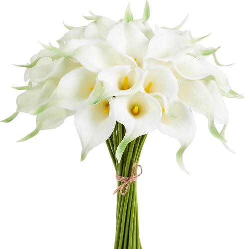 12pcs white calla - calla, lily