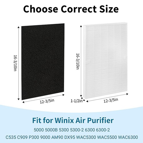4pack hepa filters replacement - hepa,