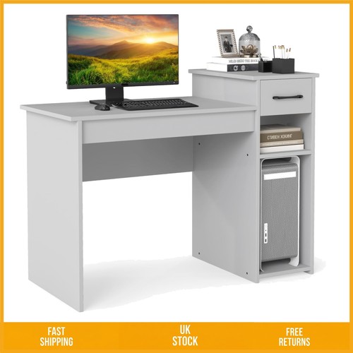 Modern wooden computer desk - modern,