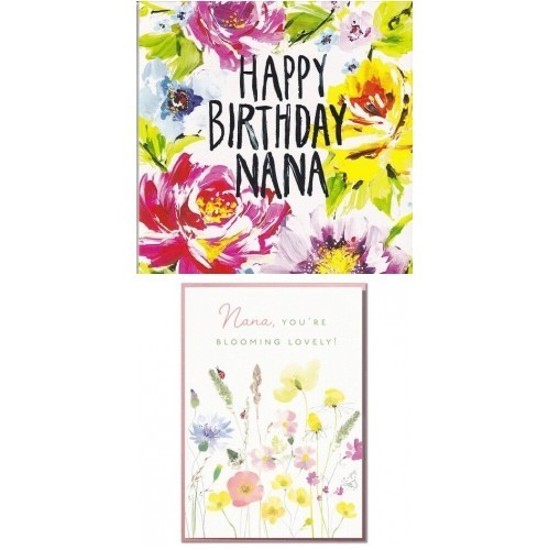 Nana birthday card lovely - nana,