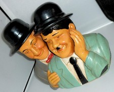 VINTAGE LAUREL AND HARDY BUST