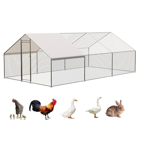 Large metal chicken coop - metal,