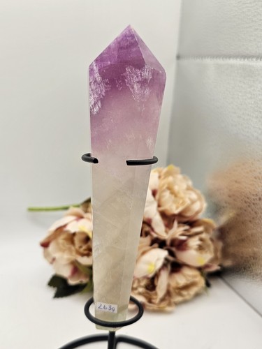 Purple rainbow fluorite - purple,