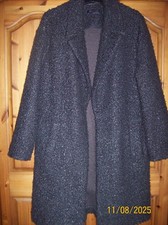 M&S 'Throw On' Boucle Coat