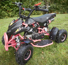 50cc Petrol Kids Pink Mini Quad Bike 2 Stroke Petrol Quad ATV Off Road