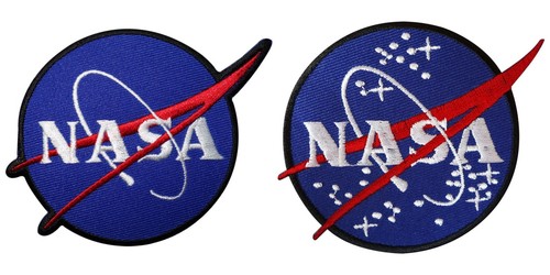 Nasa iron sew patch - or, on