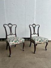 Pair victorian carved - pair,