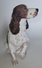 Border Fine Arts Springer Spaniel Sitting  Paw Raised Liver & White DG33A BFA