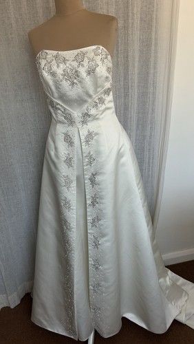 Ivory duchess satin wedding - ivory,