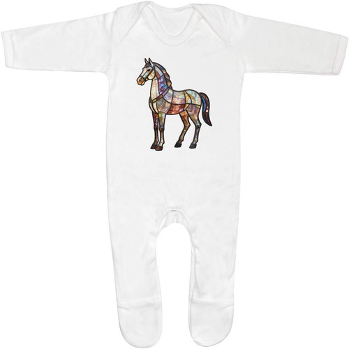 Stained glass horse baby - 'stained, horse'