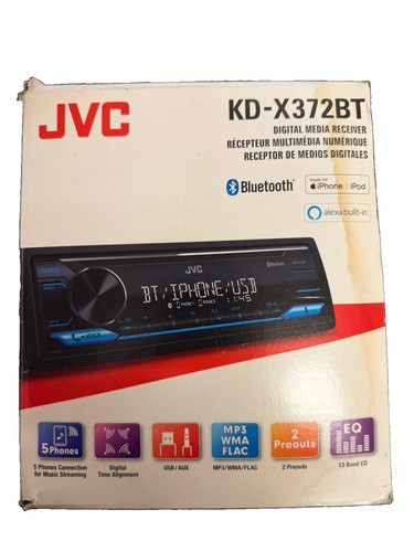 Jvc x372bt car radio stereo - car,