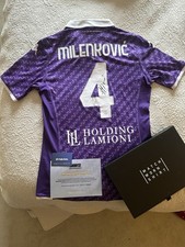 Fiorentina Match Worn Signed