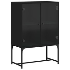 Side Cabinet with Glass Doors