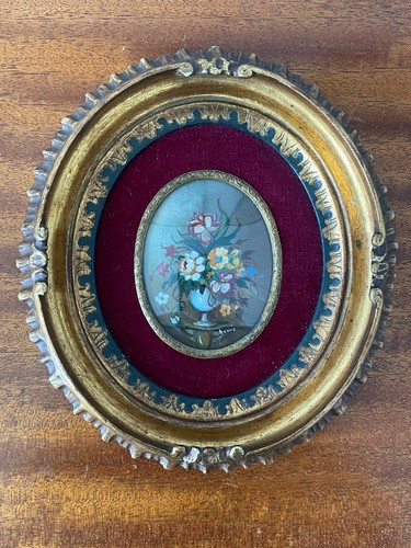 Vintage italian floral oil - vintage, italian?